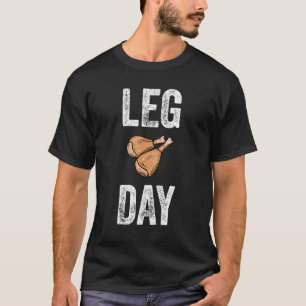Thanksgiving Turkey Leg Day Distressed Vintage Cos T-Shirt