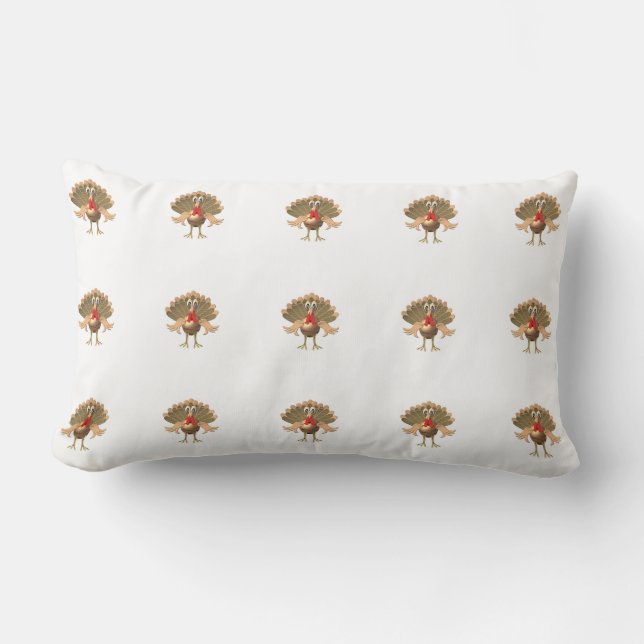thanksgiving turkey lumbar cushion (Front)