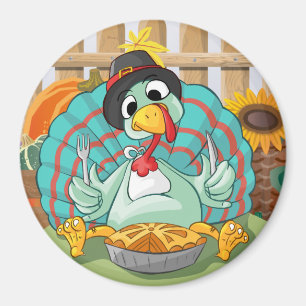 Thanksgiving Turkey Magnet