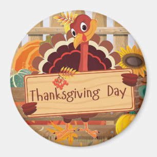 Thanksgiving Turkey Magnet