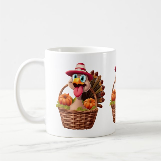 Thanksgiving Turkey Mug (Left)