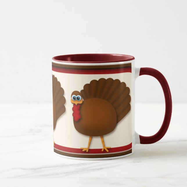 Thanksgiving Turkey Mug (Right)