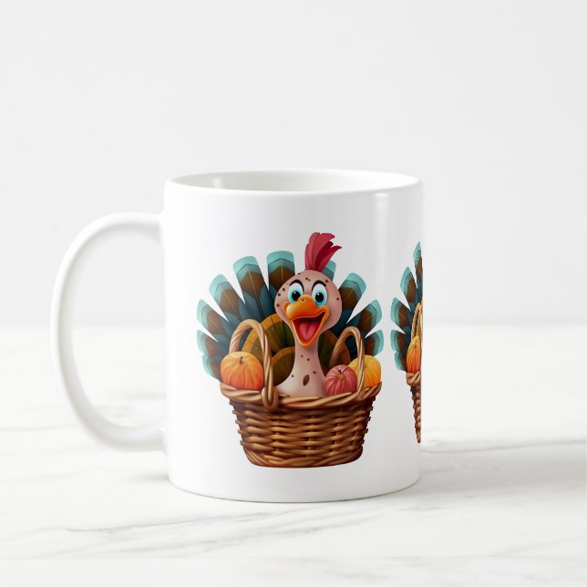 Thanksgiving Turkey Mug (Left)