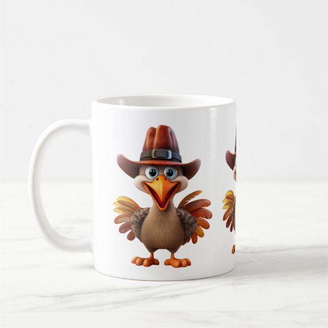 Thanksgiving Turkey Mug (Left)