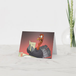 Thanksgiving Turkey Note Card