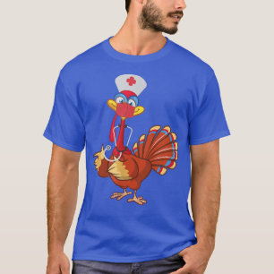 Thanksgiving Turkey Nurse T-Shirt