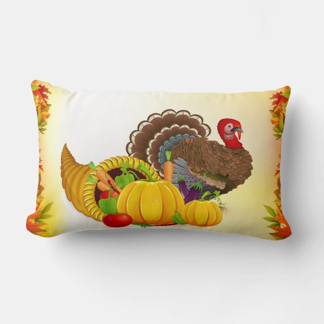 Thanksgiving Turkey Pillow (Front)