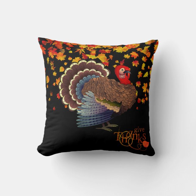 Thanksgiving Turkey Pillow (Front)