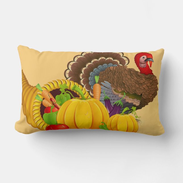 Thanksgiving Turkey Pillow (Front)