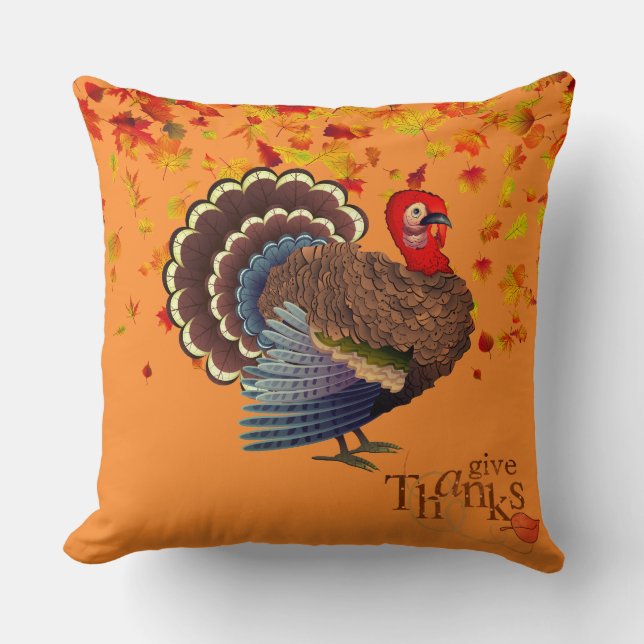 Thanksgiving Turkey Pillow (Front)