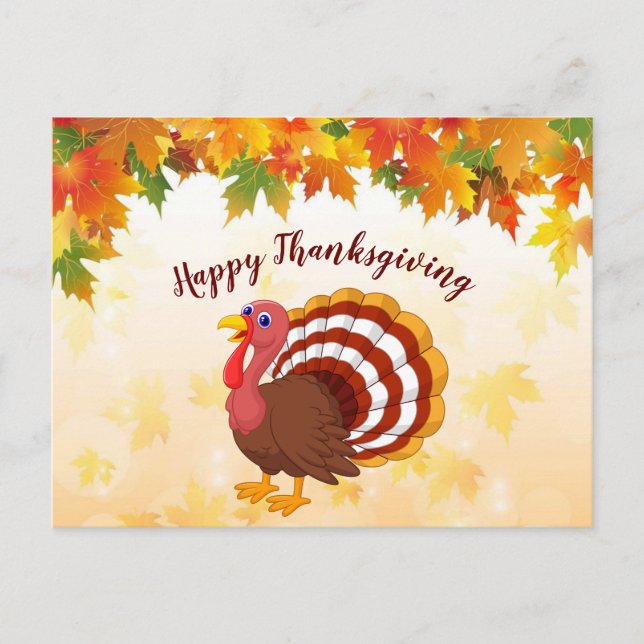 Thanksgiving Turkey Postcard (Front)