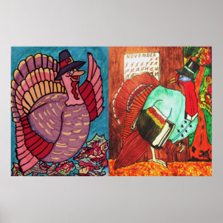THANKSGIVING TURKEY POSTER