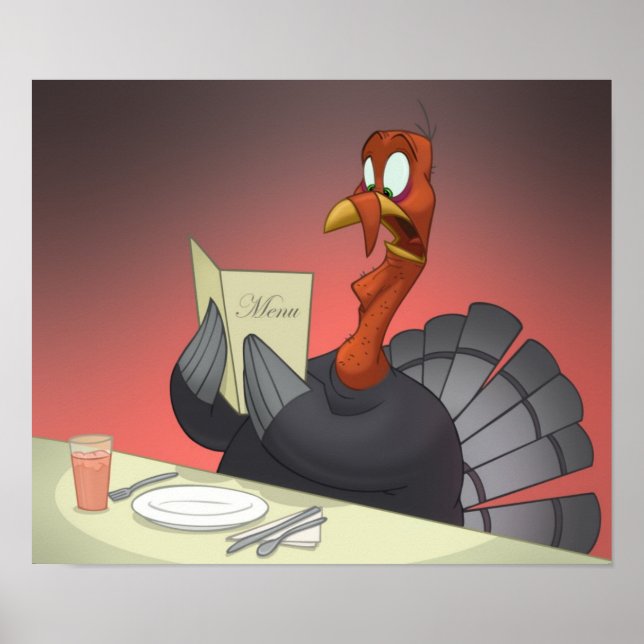 Thanksgiving Turkey Poster (Front)