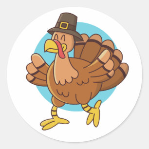 Thanksgiving Turkey stickers