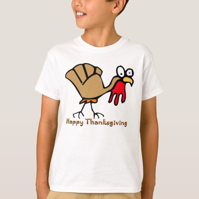 Thanksgiving Turkey T-Shirt (Front)