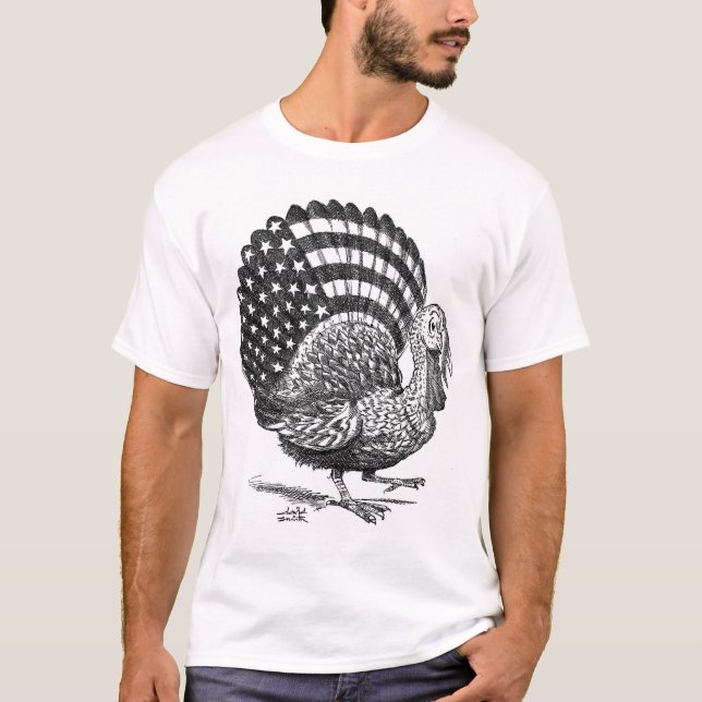 Thanksgiving Turkey T-Shirt (Front)