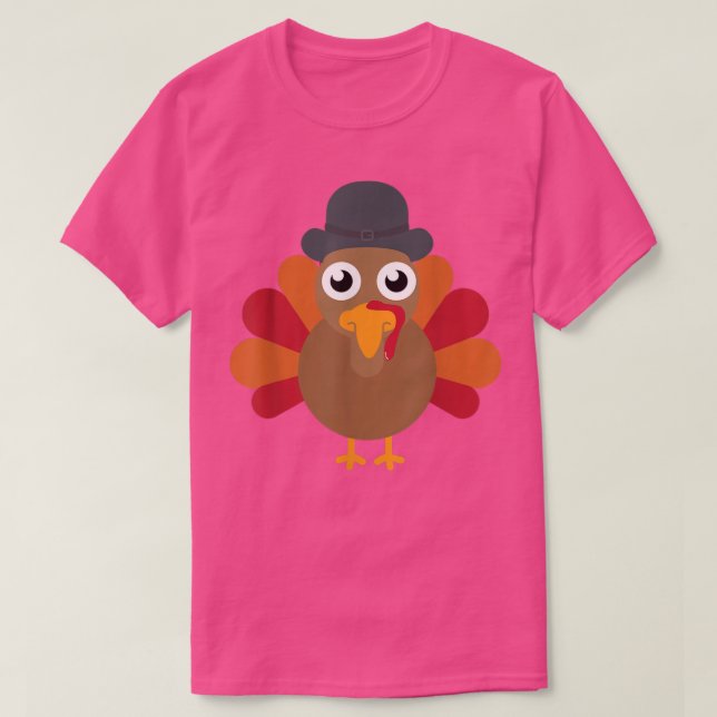 Thanksgiving Turkey T-Shirt (Design Front)