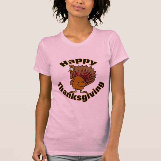Thanksgiving Turkey T-Shirt (Front)