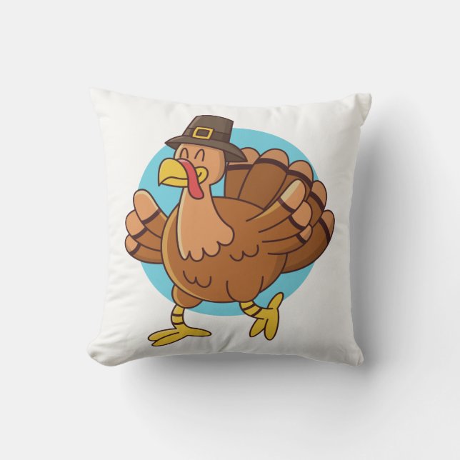 Thanksgiving Turkey throw pillows (Front)