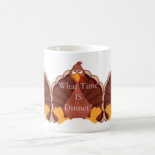 Thanksgiving Turkey Thunder_Cove   Coffee Mug (Center)