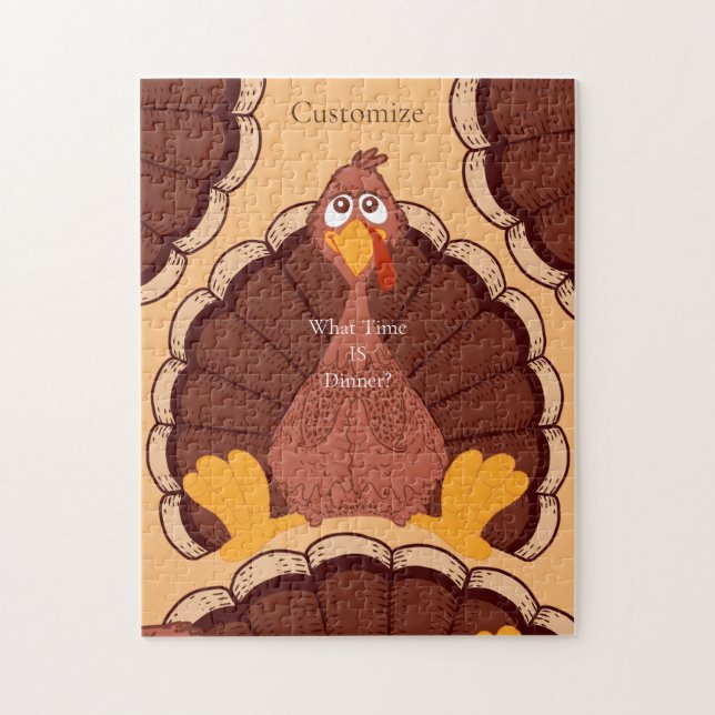 Thanksgiving Turkey Thunder_Cove   Jigsaw Puzzle (Vertical)