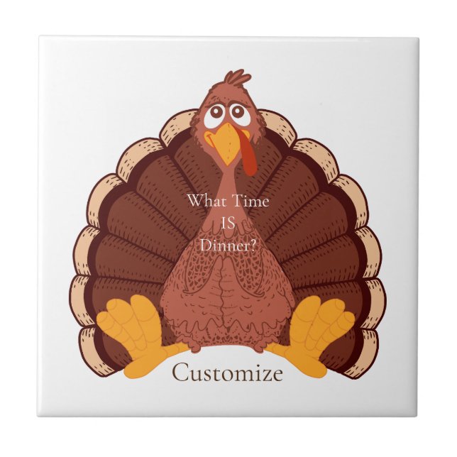 Thanksgiving Turkey Thunder_Cove   Tile (Front)