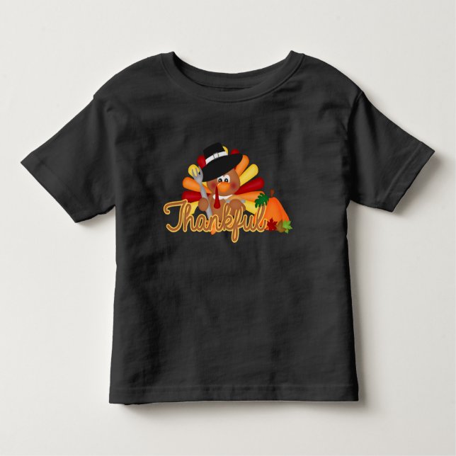 Thanksgiving turkey toddler unisex t-shirt (Front)