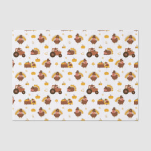 Thanksgiving Turkeys Tissue Paper