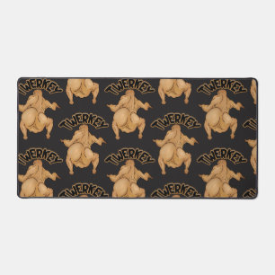 Thanksgiving Twerkey  Desk Mat