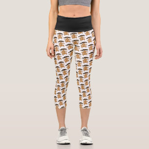 Thanksgiving Twerkey High Waisted Capris