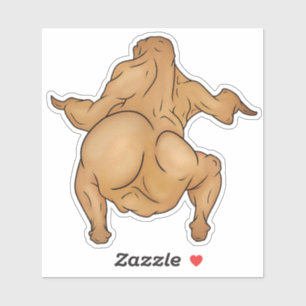 Thanksgiving Twerkey Sticker
