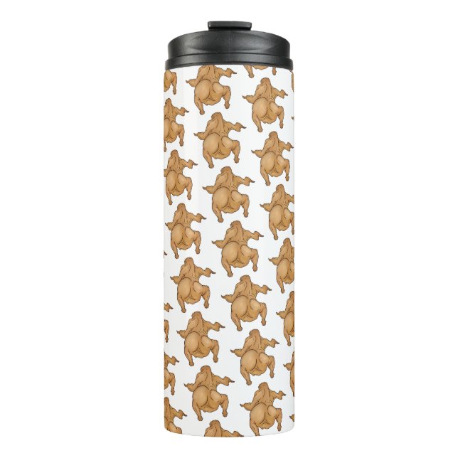 Thanksgiving Twerkey Thermal Tumbler (Front)