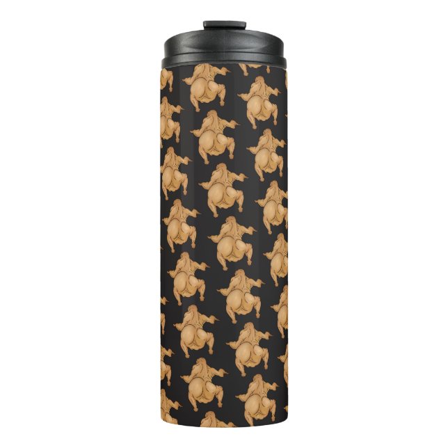 Thanksgiving Twerkey Thermal Tumbler (Front)