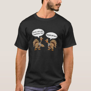 Thanksgiving Vegetarian Turkey Thankful 1 T-Shirt