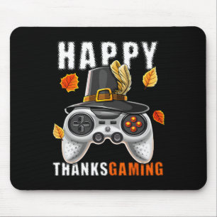 Thanksgiving Video Game Controller Pilgrim Costume Mouse Pad