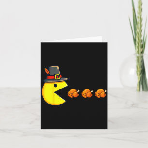 Thanksgiving Video Game Eating Turkey Gamer Men Wo Card