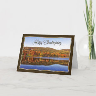 Thanksgiving View Holiday Card