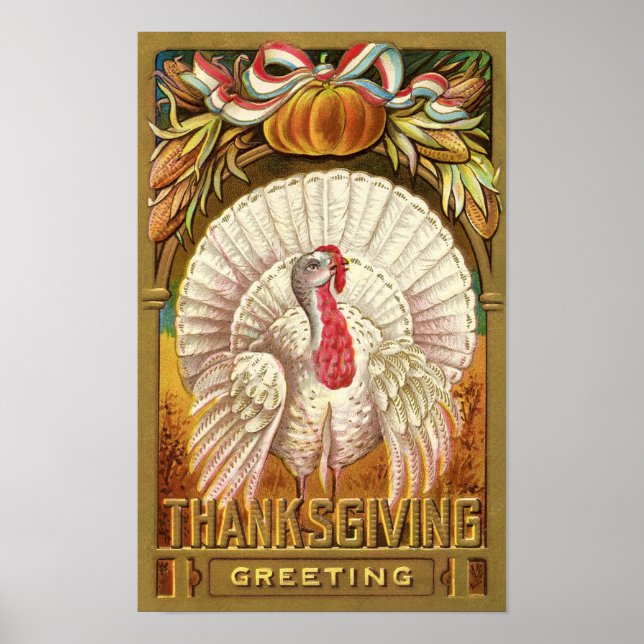 Thanksgiving Vintage Poster (Front)
