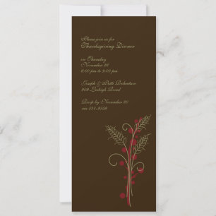 Thanksgiving Wheat Invitations