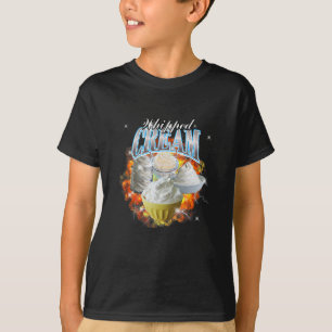 Thanksgiving Whipped Cream Bootleg 90's Rap Rock V T-Shirt
