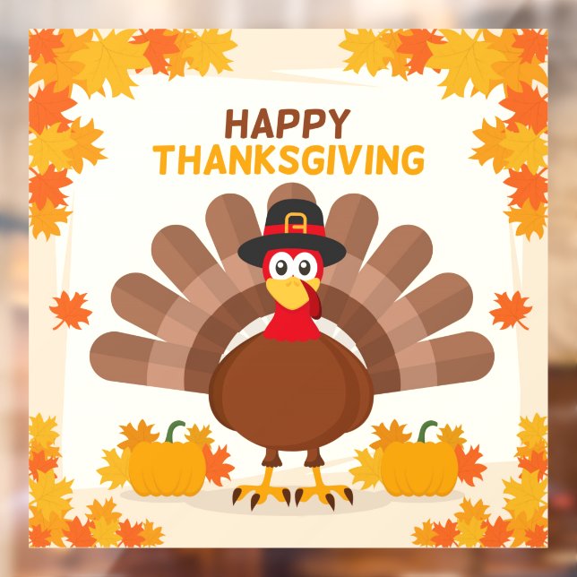 Thanksgiving  Window Cling (Sheet 2)