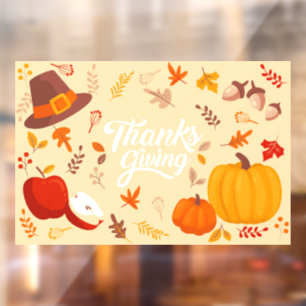Thanksgiving  Window Cling