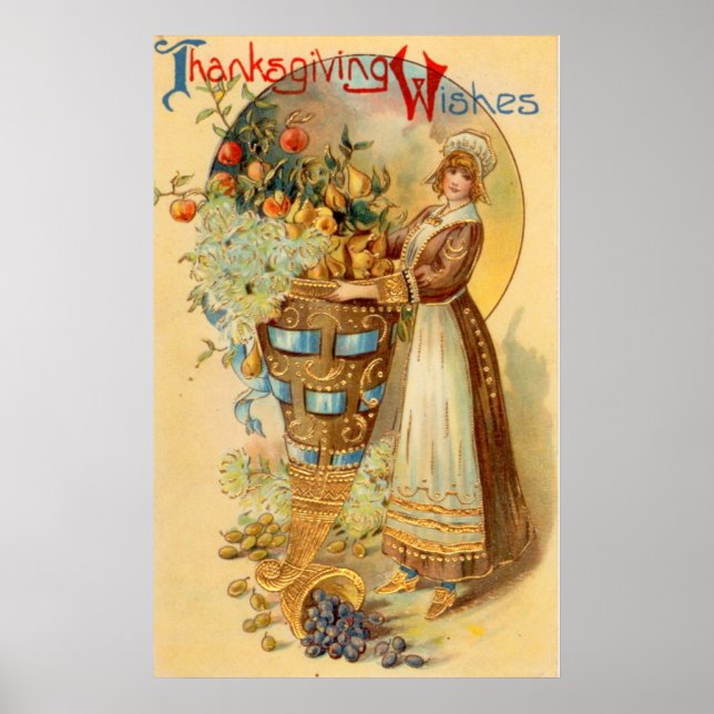Thanksgiving Wishes Poster (Front)