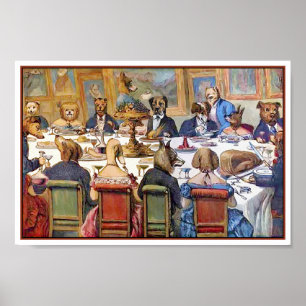 Thanksgiving with Dogs aka "Dogs Dinner Party" Poster