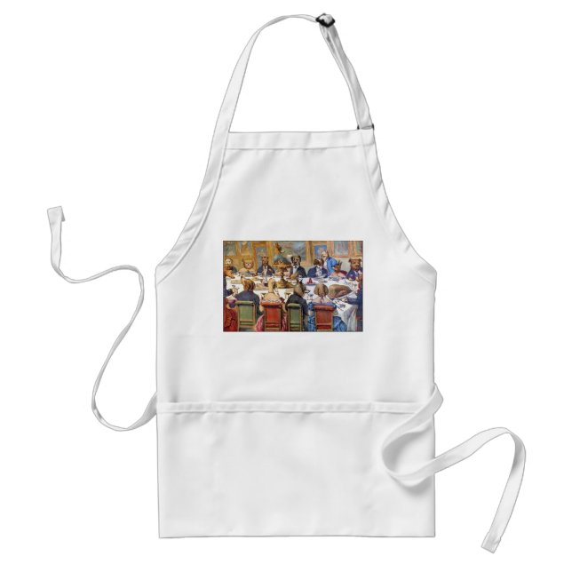 Thanksgiving with Dogs aka "Dogs Dinner Party " Standard Apron (Front)