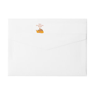 Thanksgiving Wrap Around Mailing Label