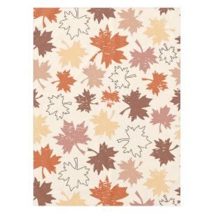 Thanksgivings day design, autumn natural leaves tablecloth