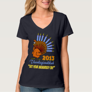 Thanksgivukkah 2013 Menurkey T-Shirt
