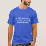 THANKSGIVUKKAH FUNNY JEWISH FOOD SHIRT<br><div class="desc">THIS REAL MEN MAKE LATKES TO GO WITH TURKEY FOR THANKSGIVUKKAH IS A 2013 AMERICAN JEWISH SPECIAL SHIRT. WHAT A GRAT HANUKKAH GIFT FOR OUR GUY.</div>