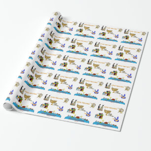 THANKSGIVUKKAH GIVE THANKS GIFTS FOR HANUKKAH WRAPPING PAPER